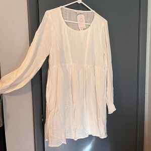 Olivaceous, Size Medium, Long Sleeve Dress